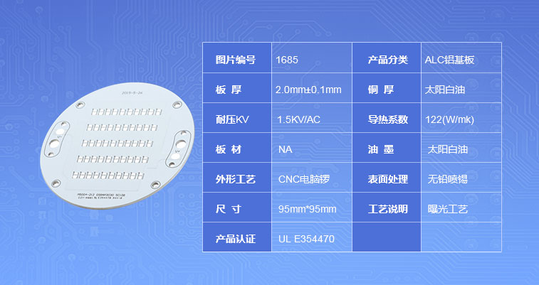 ALC導(dǎo)熱鋁基板 ALC導(dǎo)熱鋁基板